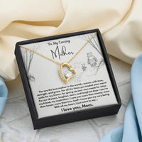 To My Loving Mother - Forever Love Necklace - Gift Set - SLDDL0102 - Sunshine Letters Co