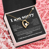 I am sorry - Forever Love Necklace - Gift Set - SLDDL0116 - Sunshine Letters Co