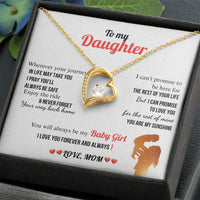 A Letter To My Daughter - Forever Love Necklace - Gift Set - SLDDL0134