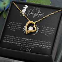 To My Daughter - Forever Love Necklace - Gift Set - SLDDL0057 - Sunshine Letters Co