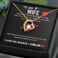 To My Wife - Forever Love Necklace - Gift Set - SLDDL0065 - Sunshine Letters Co
