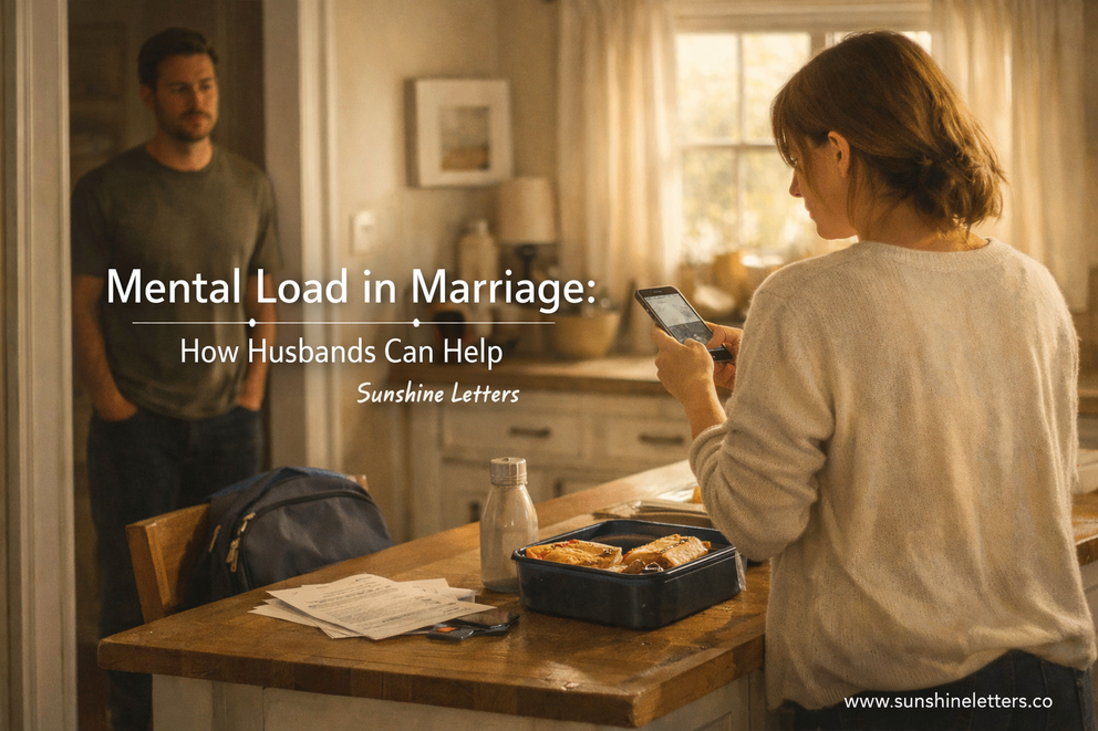 Mental Load in Marriage: How Husbands Can Help | Sunshine Letters