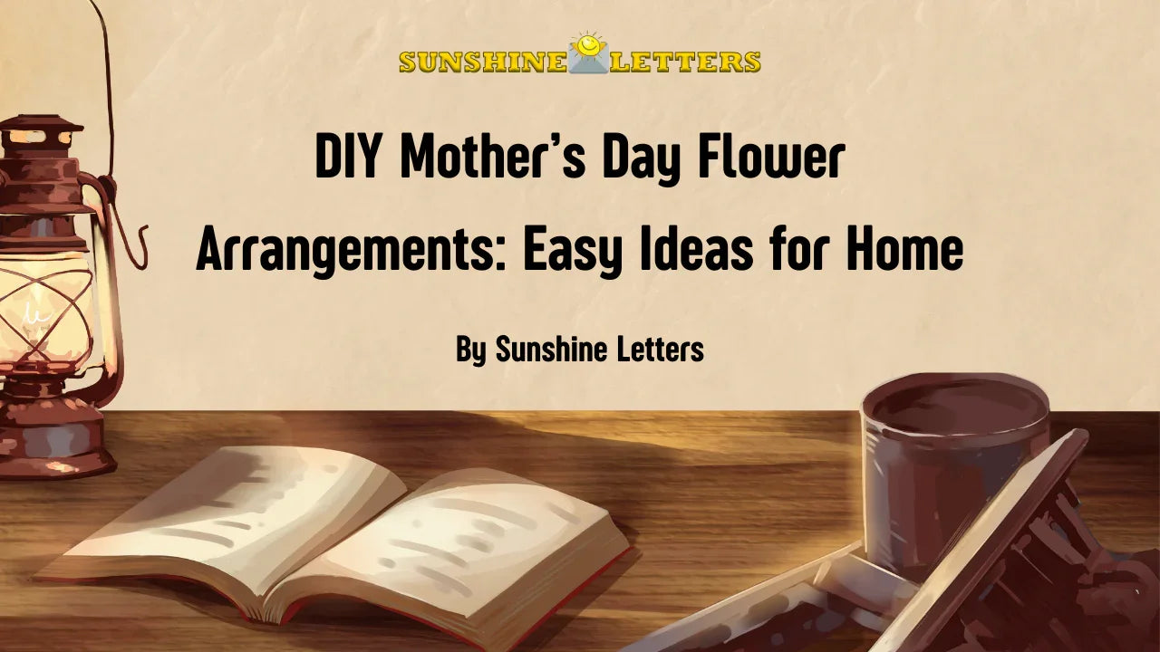 DIY Mother’s Day Flower Arrangements: Easy Ideas for Home - Sunshine Letters Co