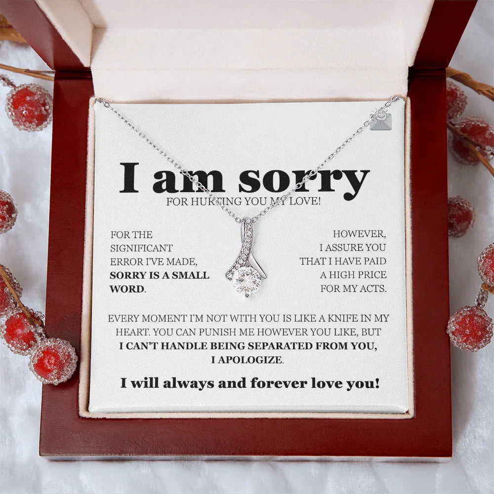 Apology Elegance Collection – Heartfelt Jewelry for Saying Sorry - Sunshine Letters Co