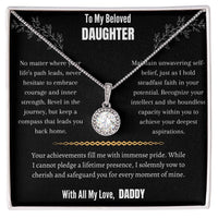 To My Beloved Daughter - Eternal Hope Necklace Gift Set - SLDDL0008 - Sunshine Letters Co