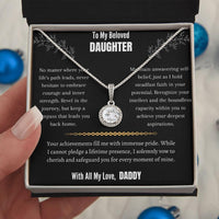 To My Beloved Daughter - Eternal Hope Necklace Gift Set - SLDDL0008 - Sunshine Letters Co