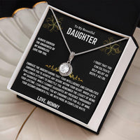 To My Beautiful Daughter - Eternal Hope Necklace - Gift Set - SLDDL0015 - Sunshine Letters Co