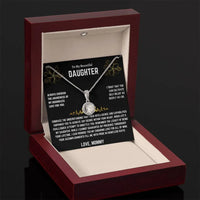 To My Beautiful Daughter - Eternal Hope Necklace - Gift Set - SLDDL0015 - Sunshine Letters Co