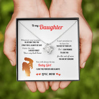 A Letter To My Daughter - Love Knot Necklace - Gift Set - SLDDL0131