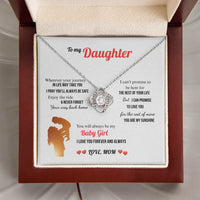 A Letter To My Daughter - Love Knot Necklace - Gift Set - SLDDL0131