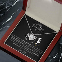 To My Daughter - Love Knot Necklace Gift Set - SLDDL0044 - Sunshine Letters Co
