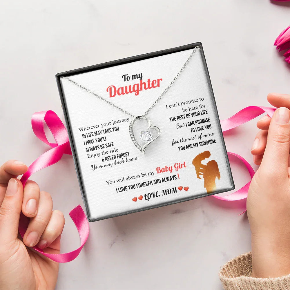 A Letter To My Daughter - Forever Love Necklace - Gift Set - SLDDL0133